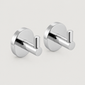 Wovana 633 Chrome Robe Hook, Set of 2