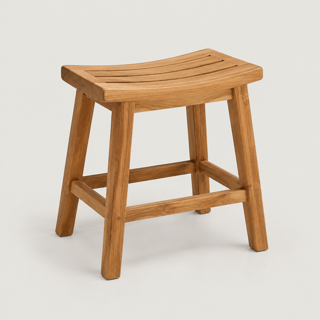 Wovana 547 Teak Shower Stool
