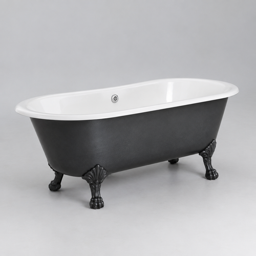 Ashwell 373 Cast Iron Clawfoot Bathtub, 170 cm