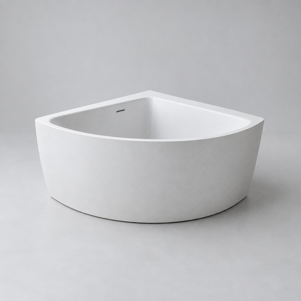 Solenne 798 Corner Freestanding Bathtub, 150 × 150 cm
