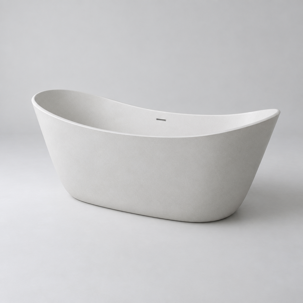 Thornby 298 Double-Slipper Freestanding Bathtub, 180 cm