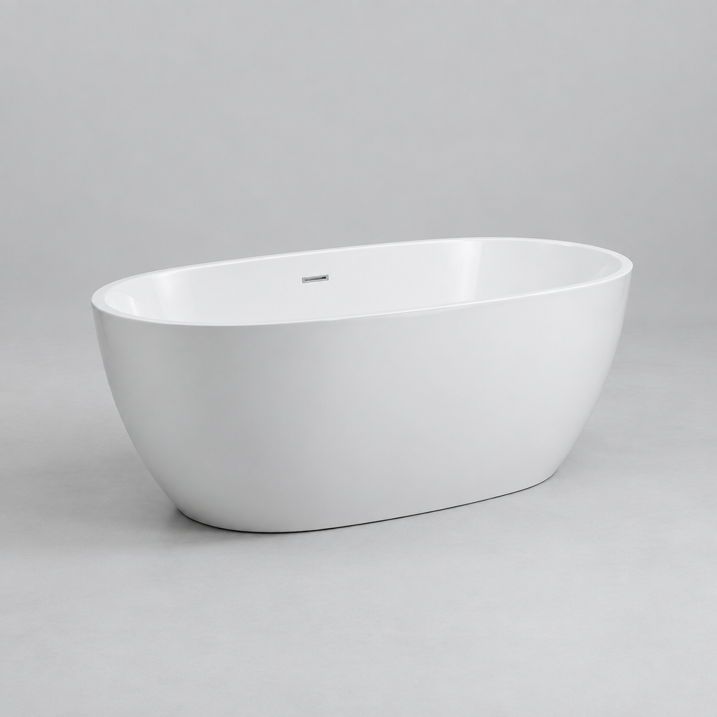 Thornby 371 Oval Freestanding Bathtub, 150 cm