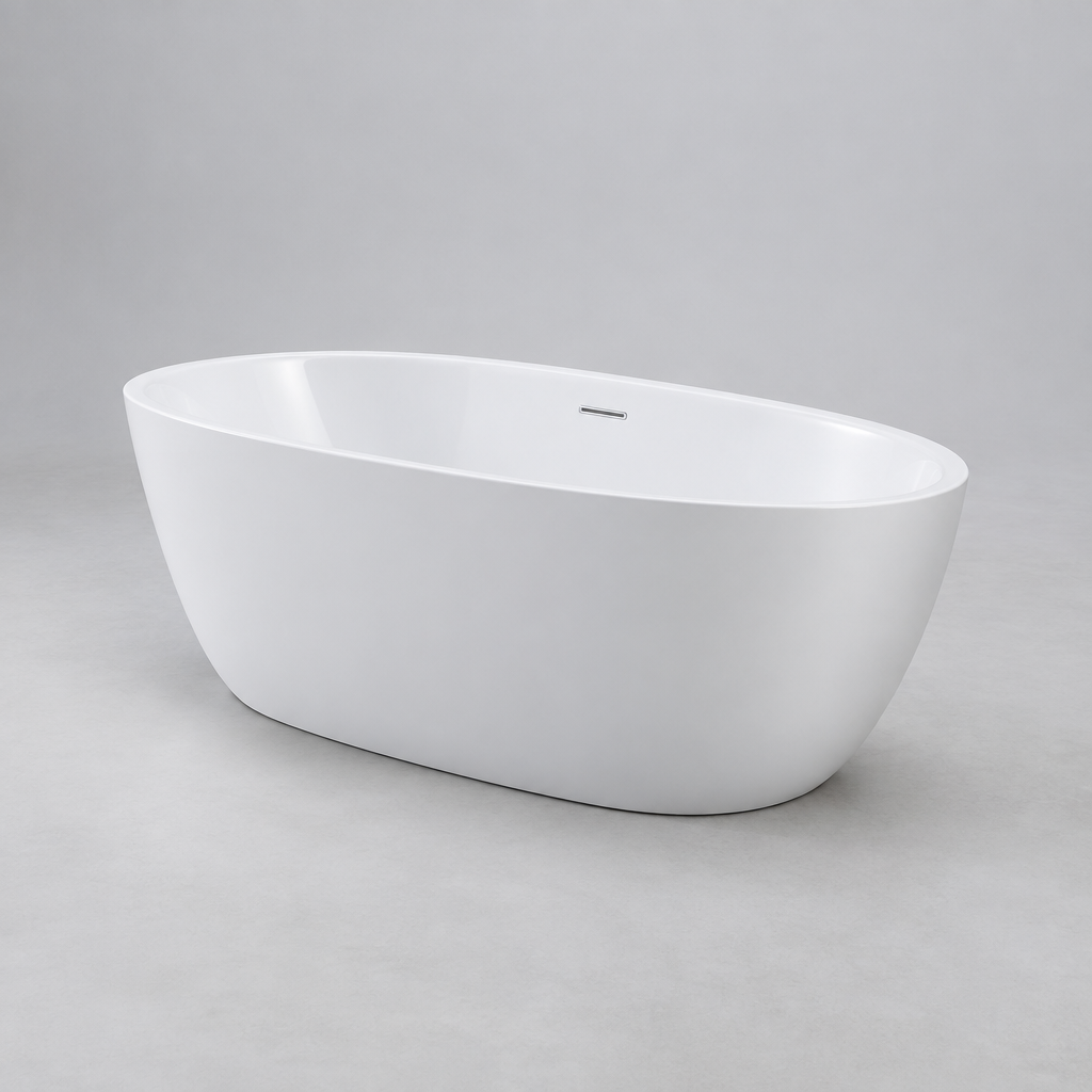 Ondrina 663 Oval Freestanding Bathtub, 170 cm