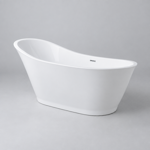 Bellamare 138 Slipper-Back Freestanding Bathtub, 170 cm