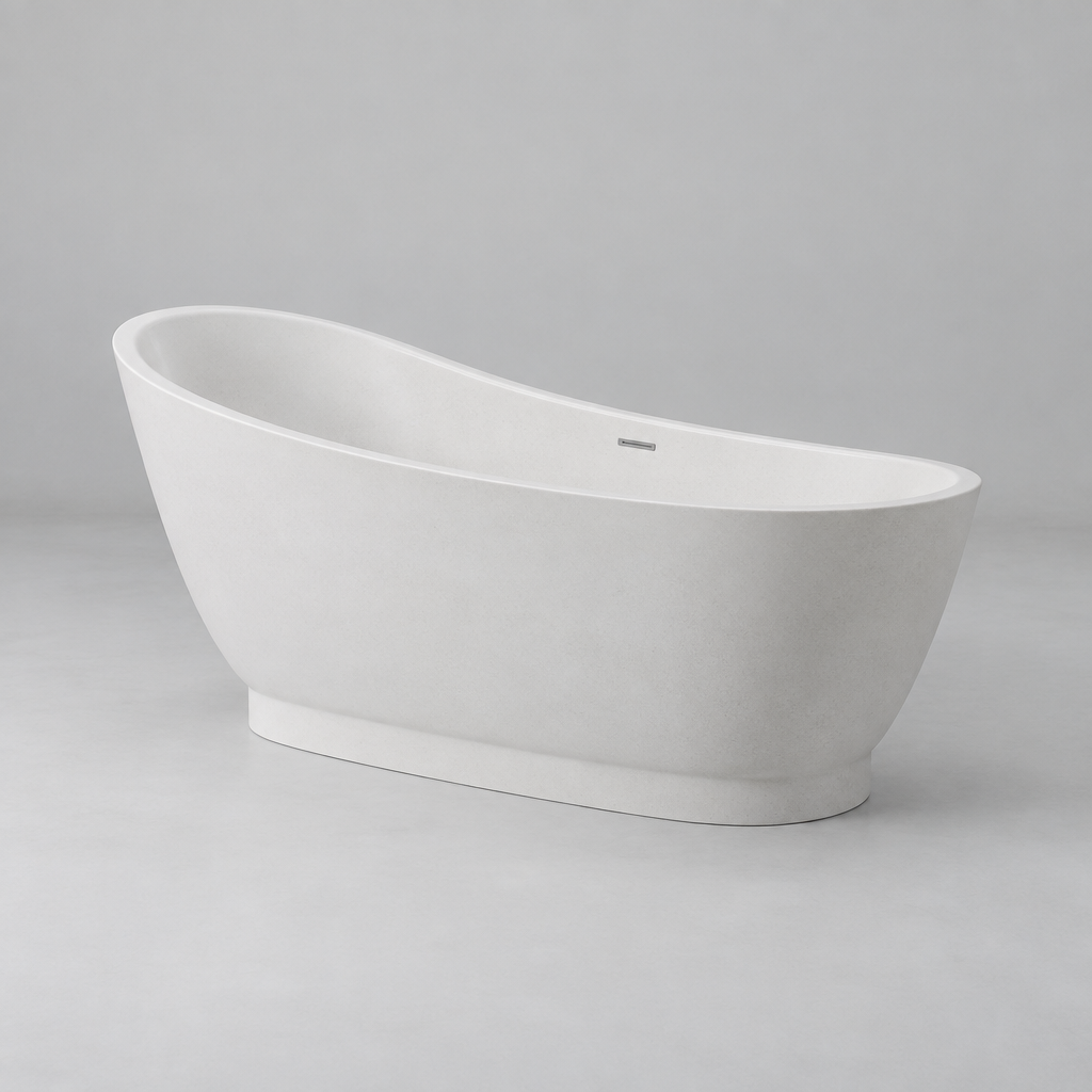 Ashwell 343 Slipper-Back Freestanding Bathtub, 170 cm