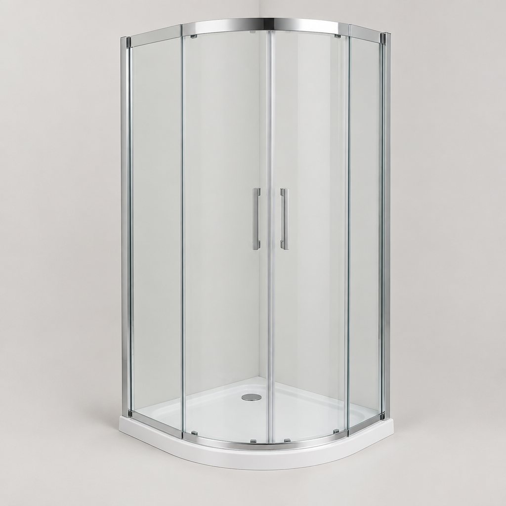 Glasscape 400 Quadrant Shower Enclosure, 900 × 900 mm