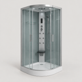 Halovex 576 Corner Steam Shower Cabin, 100 × 100 cm