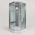 Vaporra 239 Corner Steam Shower Cabin, 100 × 100 cm