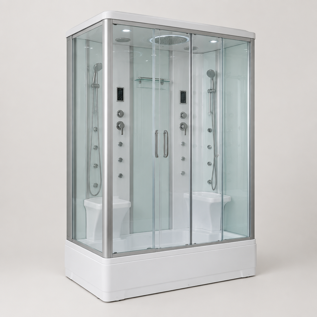 Vaporra 841 Double Steam Shower Cabin, 120 × 80 cm