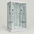 Halovex 138 Double Steam Shower Cabin, 120 × 80 cm