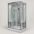 Halovex 498 Double Steam Shower Cabin, 120 × 80 cm