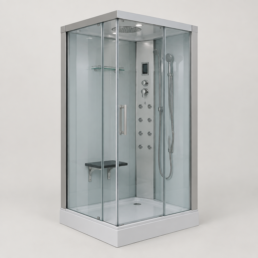Vaporra 604 Steam Shower Cabin, 90 × 90 cm